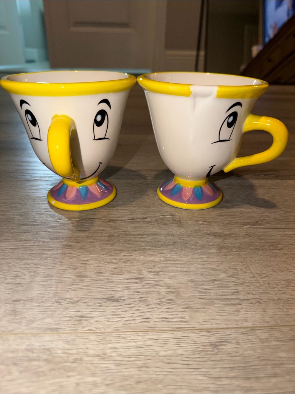 Disney Chip Character Tea Cup - Set of 2